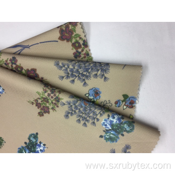 Polyester Spandex Heavy Twill Print Knit Fabric